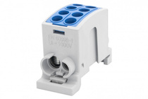 Zacisk HLK 100A-2 (1x25,1x16 / 1x25,1x16) - niebieski