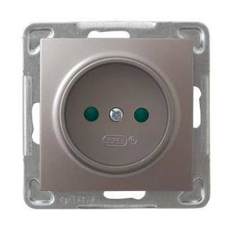 Ospel IMPRESJA Gniazdo pojedyncze z przesłonamitorów prądowych