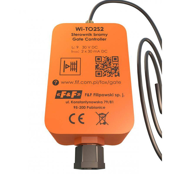 Sterownik Wi-Fi do bramy i furtki GATE F&F FOX Wi-TO2S2