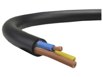 Przewód OMY 3x0,5 300/300V czarny