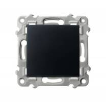 Ospel Szafir czarny metalik Łącznik jednobiegunowy