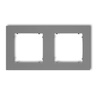 Karlik MINI szary mat 27MR-2 Ramka podwójna