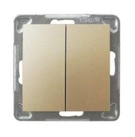 Ospel IMPRESJA złoty Łącznik podwójny zwierny