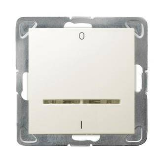 Ospel IMPRESJA Łącznik dwubiegunowy z podświetleniem pomarańczowym