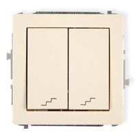 Karlik Deco Mechanizm łącznika podwójnego schodowego