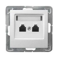 Ospel IMPRESJA Gniazdo telefoniczne podwójne niezależne