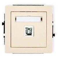 Karlik Deco Mechanizm gniazda pojedynczego USB-AB