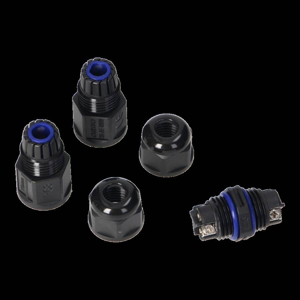 Złączka kablowa mufa hermetyczna IP68 czwórnik konektor typu X do kabla 3x4mm2