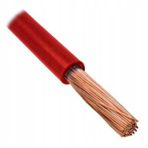 Przewód LGY50 H07V-K czerwony