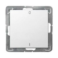 Ospel IMPRESJA biały Łącznik dwubiegunowy