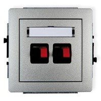 Karlik Deco Mechanizm gniazda głośnikowego podwójnego