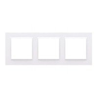 Ramka potrójna SIMON 10 biała