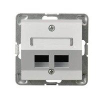 Ospel IMPRESJA Obudowa gniazda podwójnegoskośna