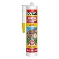 SOUDAL Silikon uniwersalny 300ml biały