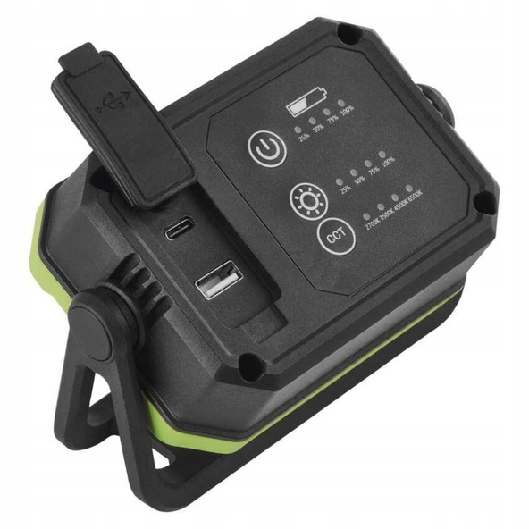 EMOS Naświetlacz LED COB, 900lm powerbank 4400 mAh ładowalny