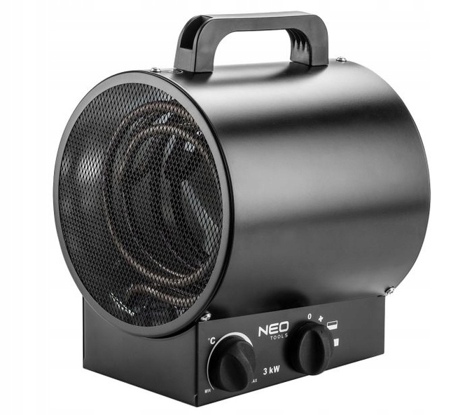 NEO Nagrzewnica elektryczna 3kW przemysłowa