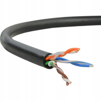 Kabel UTPw skrętka ziemna zewnętrzna cat.5 4x2x0,5 żelowana