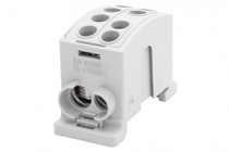 Zacisk HLK 125A-2 (1x35,1x25 / 1x35,1x25) - szary