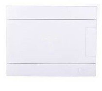 Rozdzielnica natynkowa z drzwiami białymi