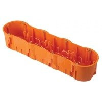 Puszka podtynkowa 60 głęboka poczwórna z wkrętami - PK60