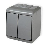 JUNIOR szary Łącznik świecznikowy podświetlany