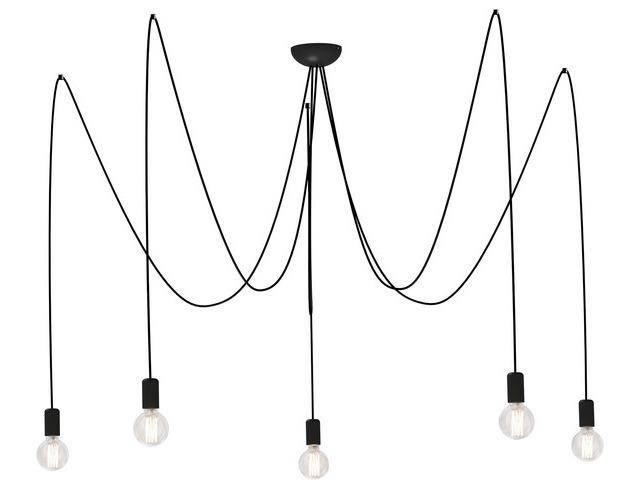 Nowodvorski lampa pająk 5xE7 3mb SPIDER BLACK 6788