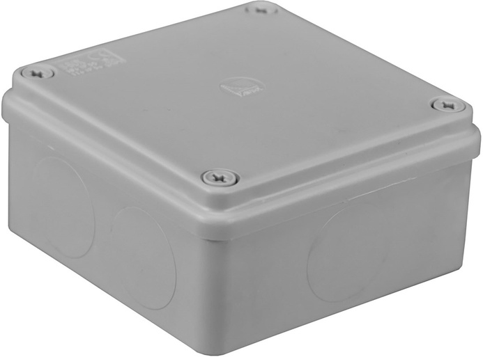 Pawbol Puszka instalacyjna S-BOX116 100x100x50 IP65 szara bez dławików