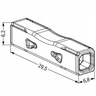 Wago złączka przelotowa do drutu 2x0,75-4mm²