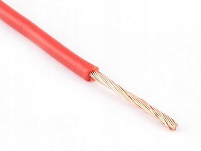 Przewód LGY16 H07V-K czerwony