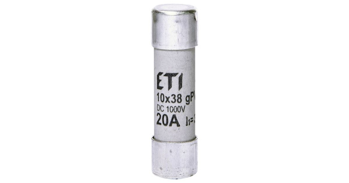 ETI Wkładka cylindryczna bezpiecznikowa 10x38 20A DC do fotowoltaiki