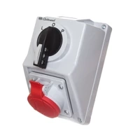 Zestaw instalacyjny lewo/prawo gniazdo 16A 5 P