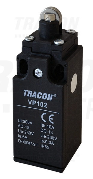 Tracon Wyłącznik krańcowy z rolką VT102 10A IP65