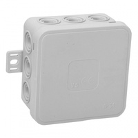 ViPlast puszka natynkowa czarna IP54 80x45x41 038-05