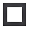 Ramka pojedyncza SIMON 10 czarna