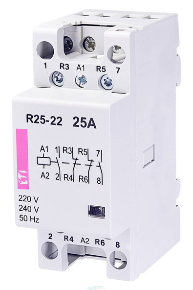 ETI Stycznik R25-22 zwierno-rozwierny 25A cewka 230V