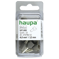 HAUPA Końcówka tulejkowa podwójna TWIN 4/12 270796/10/B