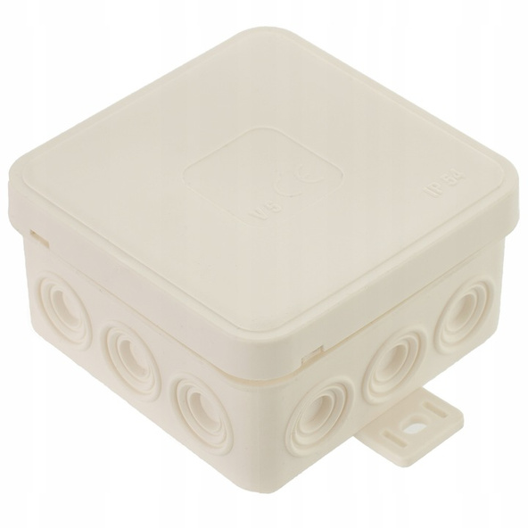 ViPlast puszka natynkowa biała IP54 85x85x41 036-01
