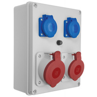 Rozdzielnica R-BOX240 1x32/5 1x16/5 2x230V IP44 B.1098