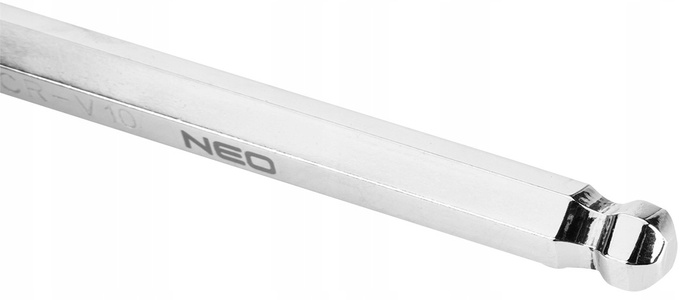 NEO zestaw kluczy sześciokątnych imbusowych 2,5-10mm 8szt 09-523