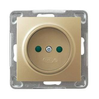 Ospel IMPRESJA Gniazdo pojedyncze z przesłonamitorów prądowych