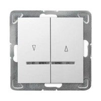 Ospel IMPRESJA Łącznik żaluzjowy z podświetleniem pomarańczowym