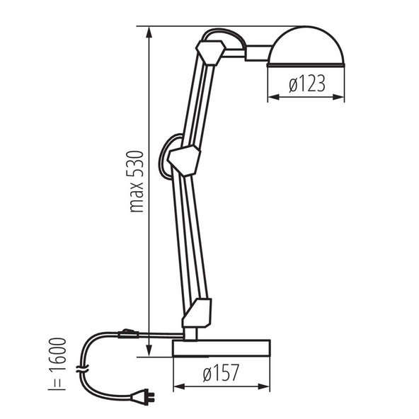 Kanlux Lampka biurkowa PIXA E14