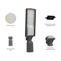 Oprawa ULICZNA 50W NW 230V Streetos130/80st IP66 IK09 5 lat gw.
