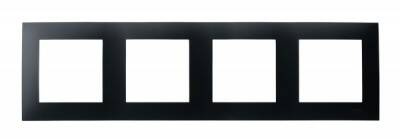 Ospel Szafir czarny metalik Ramka poczwórna