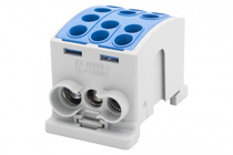 Zacisk HLK 100A-3 (1x25,2x16 / 1x25,2x16) - niebieski (F2.0363)