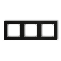 Karlik MINI czarny 12MR-3 Ramka potrójna