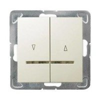 Ospel IMPRESJA Łącznik żaluzjowy z podświetleniem niebieskim