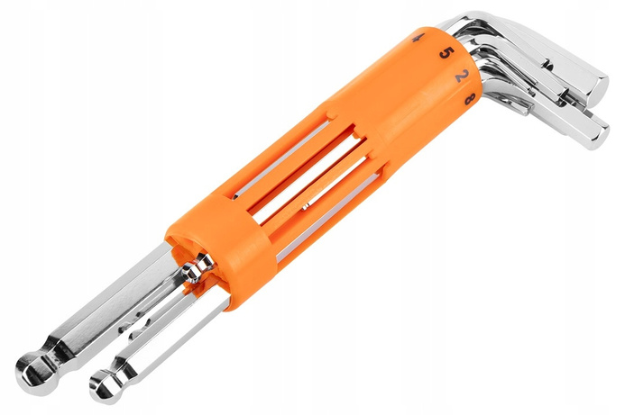 NEO zestaw kluczy sześciokątnych imbusowych 2,5-10mm 8szt 09-523