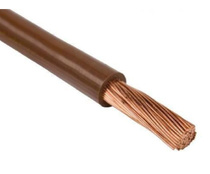 Przewód LGY1,0 H05V-K brązowy