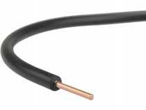 Przewód DY4 H07V-U czarny